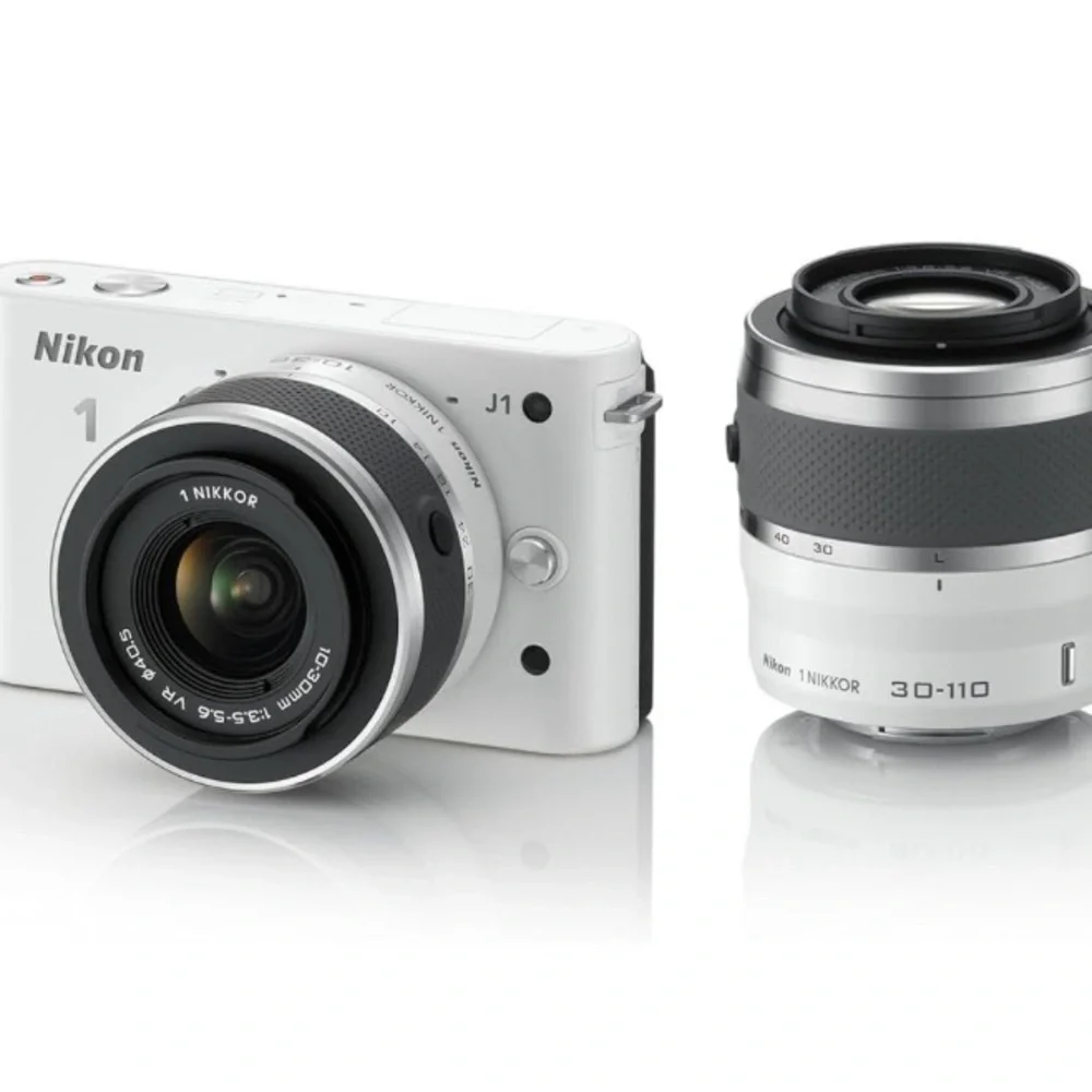 Nikon 1 J1 HD Digital Camera with lenses